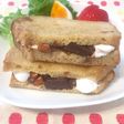 チョコナッツとマシュマロホットサンド**