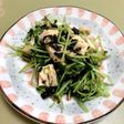 豆苗でさっと簡単☆和風ペペロンチーノ