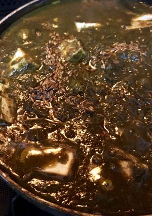 クミン香る菜の花とちんげん菜のカレー-レシピのメイン写真
