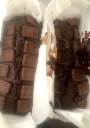 HM＋油　チョコバナナパウンドケーキ-レシピのメイン写真