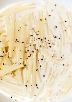 母親の介護食・嚥下食に豆乳パスタ-レシピのメイン写真