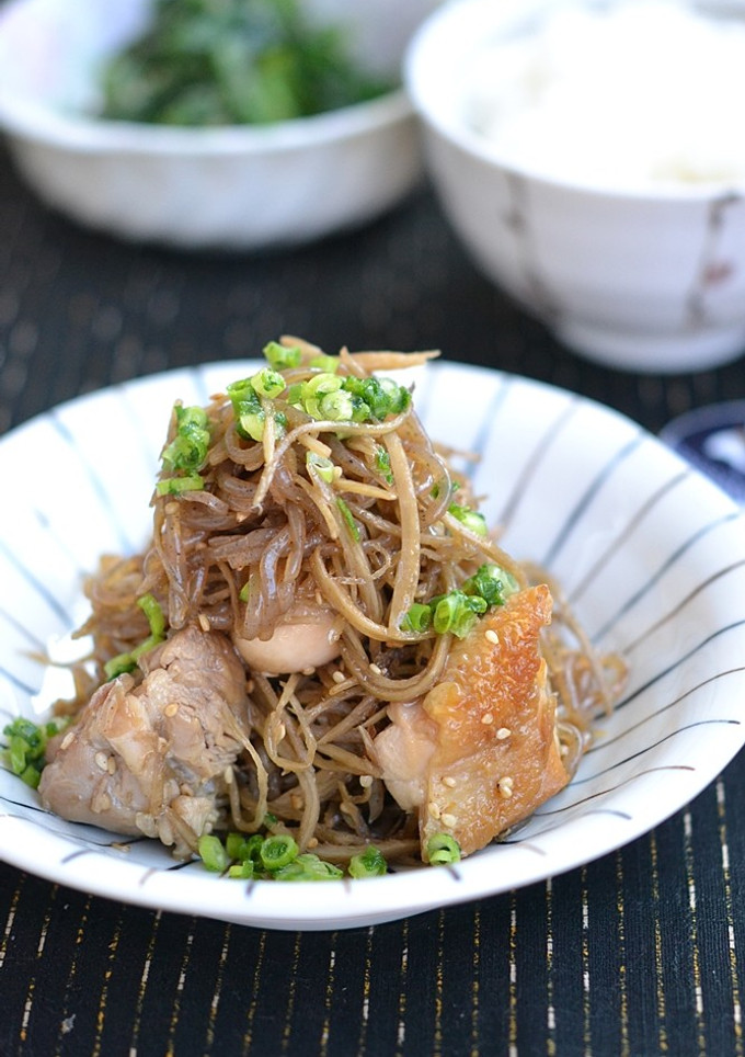 鶏ごぼうと糸こんにゃくの甘辛煮【作り置き-レシピのメイン写真