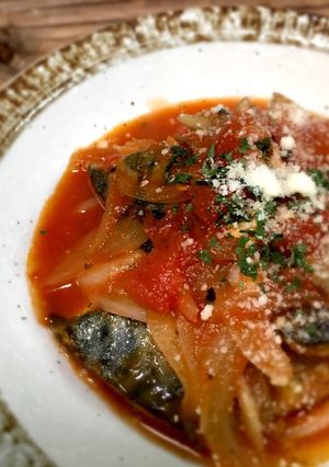 サバのトマト煮込み-レシピのメイン写真