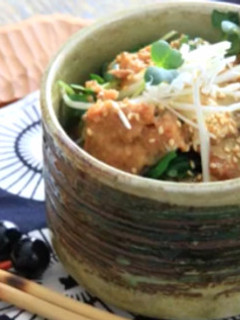 腎臓病・糖尿病にも さばの味噌煮丼-レシピのメイン写真