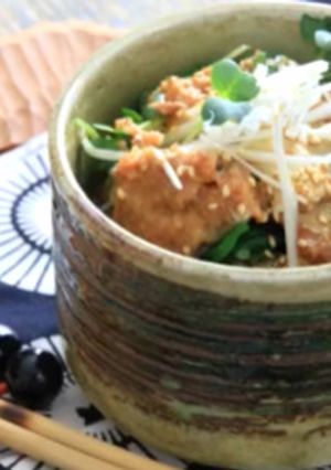 腎臓病・糖尿病にも さばの味噌煮丼-レシピのメイン写真