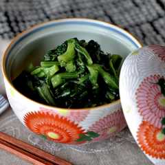 A picture of 春菊のあっさり炒め煮.