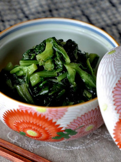 春菊のあっさり炒め煮-レシピのメイン写真
