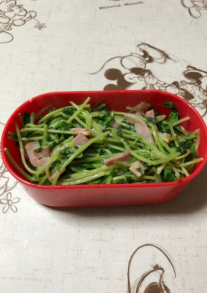 豆苗のマヨ炒め-レシピのメイン写真