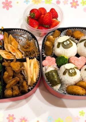 親子遠足弁当☆ひつじのショーン-レシピのメイン写真