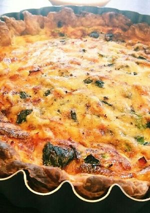 ほうれんそうとハムのキッシュ-レシピのメイン写真