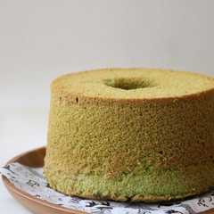 รูปของ 青汁のシフォンケーキ