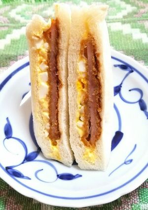 ハムカツサンドイッチ-レシピのメイン写真