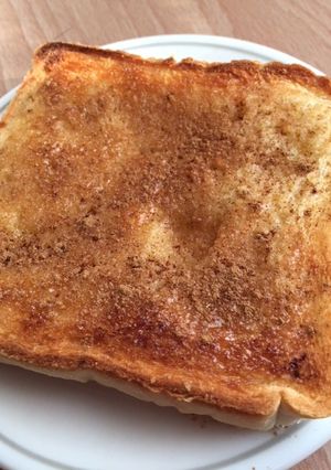 表面パリパリ！キャラメリゼ風朝食パン-レシピのメイン写真