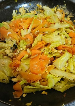 にんにくとキャベツのカレー風味サラダ-レシピのメイン写真