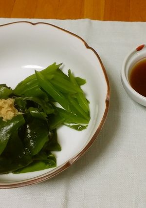 生わかめのぽん酢がけ-レシピのメイン写真