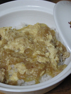 ふぁふぁ~揚げ玉で親子丼-レシピのメイン写真