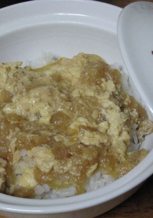 ふぁふぁ～揚げ玉で親子丼-レシピのメイン写真