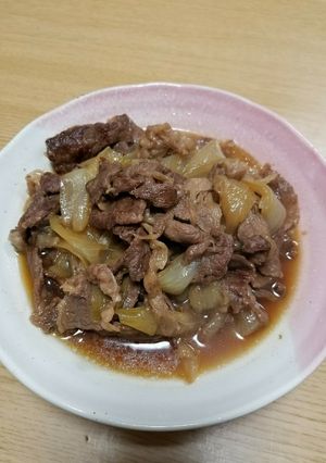 牛肉と玉ねぎ煮-レシピのメイン写真