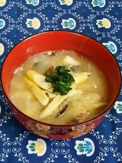 さば缶deたけのこ汁♪-レシピのメイン写真