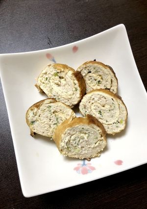 信田巻き♡油揚げ♡鶏ミンチ♡-レシピのメイン写真