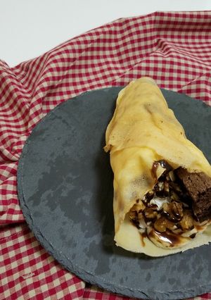 クレープ～くるみとナッツチョコ～-レシピのメイン写真