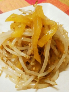 もやしとたくあん炒め-レシピのメイン写真