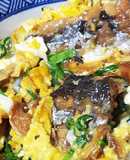 キャンプ飯★超簡単★さんまの蒲焼き丼★