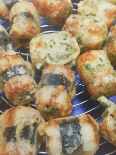 ちくわのしそわかめ揚げ&磯辺揚げ-レシピのメイン写真