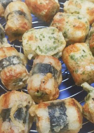 ちくわのしそわかめ揚げ&磯辺揚げ-レシピのメイン写真