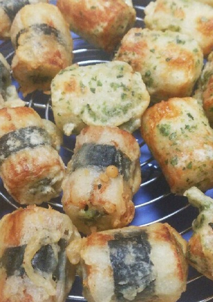 ちくわのしそわかめ揚げ&磯辺揚げ-レシピのメイン写真