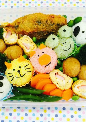 キャラ弁♡みんなで楽しくピクニック弁当-レシピのメイン写真