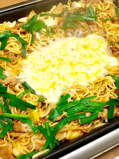 チーズタッカルビ風♪豚キムチ焼きそば-レシピのメイン写真