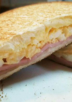 蓋を使ってホットサンド★-レシピのメイン写真