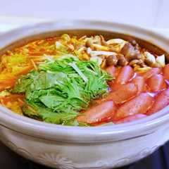 รูปของ 〆まで美味しいトマト鍋♡トマト缶使用