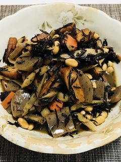 大豆とひじきの煮物・簡単ひじき煮-レシピのメイン写真