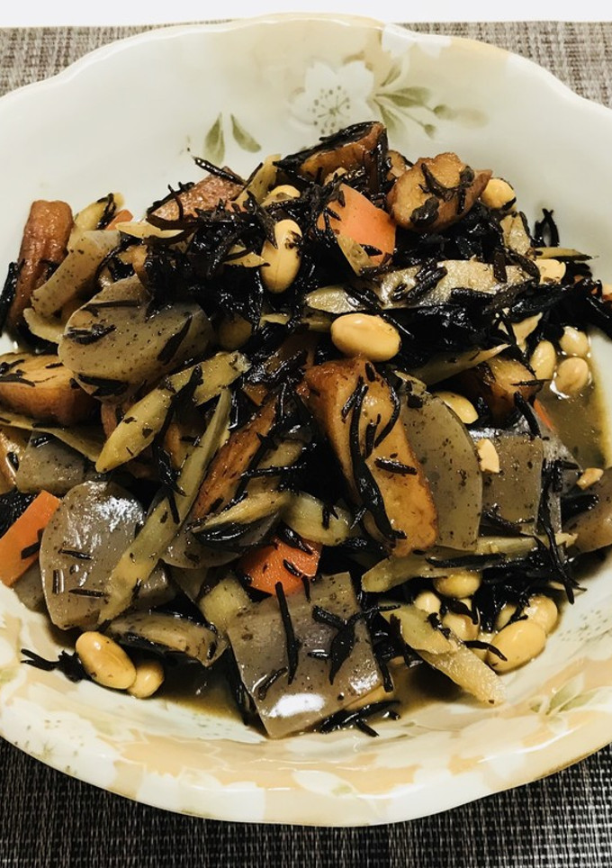 大豆とひじきの煮物・簡単ひじき煮-レシピのメイン写真