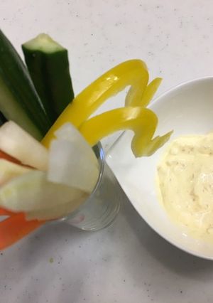 エビのディップで野菜スティックが大評判♪-レシピのメイン写真