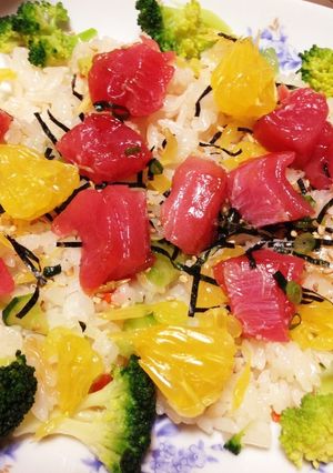 はっさく入り 春のちらし寿司-レシピのメイン写真