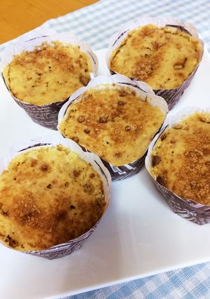 簡単♪ 電子レンジで作る黒糖カップケーキ-レシピのメイン写真