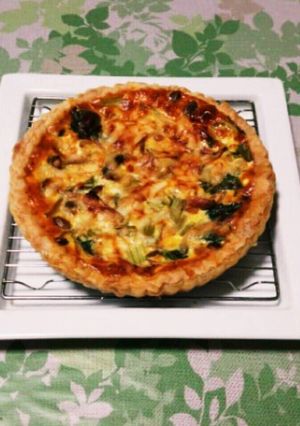 簡単！ベーコンとほうれん草のキッシュ-レシピのメイン写真