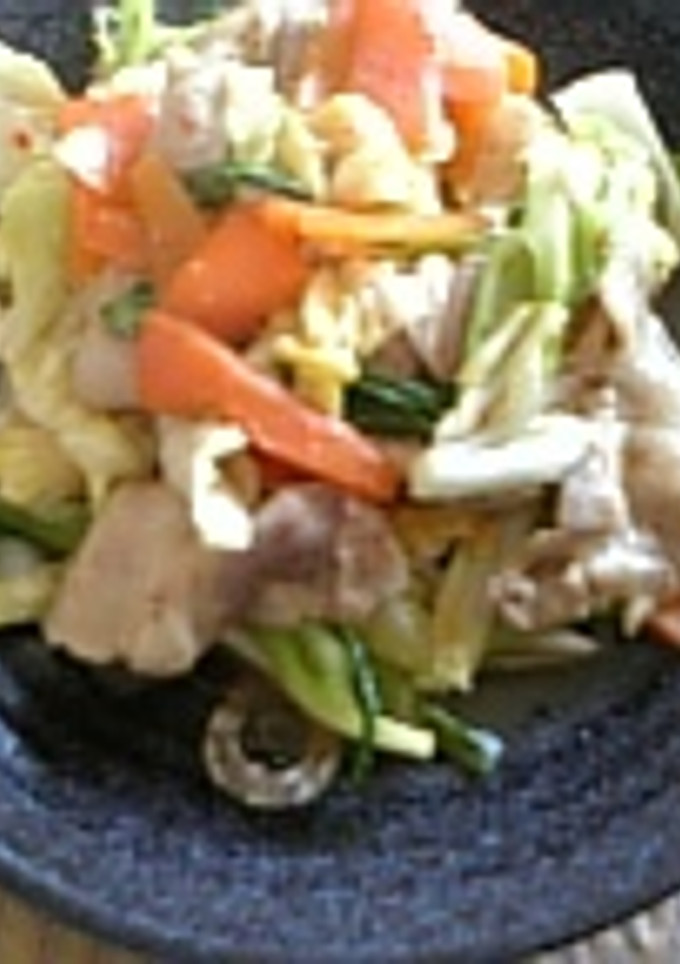我が家の豚野菜炒め-レシピのメイン写真