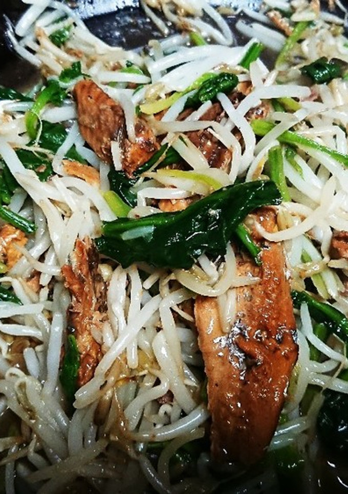 さんま蒲焼き缶を使って野菜炒め！-レシピのメイン写真
