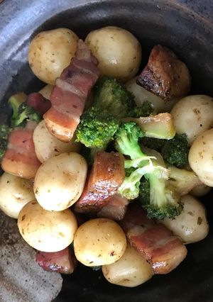 新ジャガとベーコンの炒め物-レシピのメイン写真