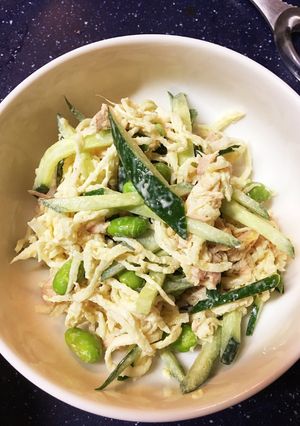 【腸活】切り干し大根枝豆ツナサラダ-レシピのメイン写真