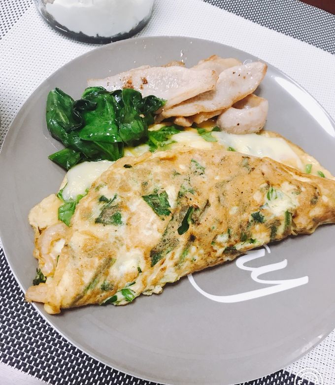 簡単チーズほうれん草オムレツ by yancook13 【クックパッド】 簡単