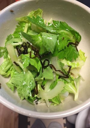 セロリの塩昆布和え-レシピのメイン写真