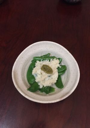 スナップえんどうのほたて和え-レシピのメイン写真