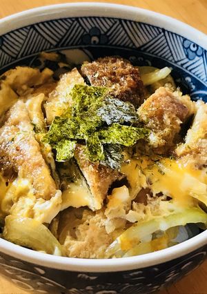 【半丼】プチ☆トンカツのハーフカツ丼-レシピのメイン写真