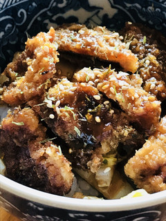 【半丼】プチ☆トンカツのソースカツ丼-レシピのメイン写真