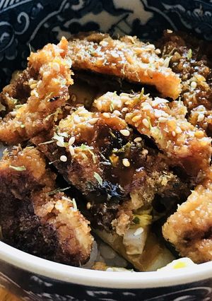 【半丼】プチ☆トンカツのソースカツ丼-レシピのメイン写真